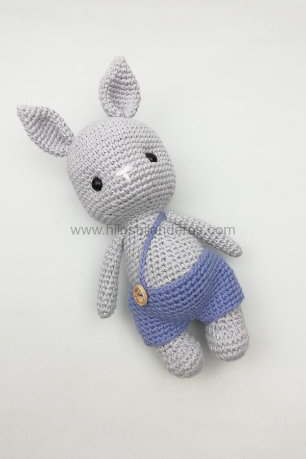 Amigurumi conejo Calabaza tejido a mano en algodón 100%. Por encargo lo hacemos en cualquier color. El regalo perfecto para un bebé. Tienda online