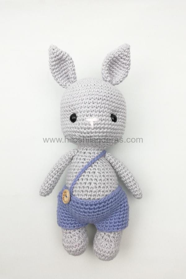 Amigurumi conejo Calabaza tejido a mano en algodón 100%. Por encargo lo hacemos en cualquier color. El regalo perfecto para un bebé. Tienda online