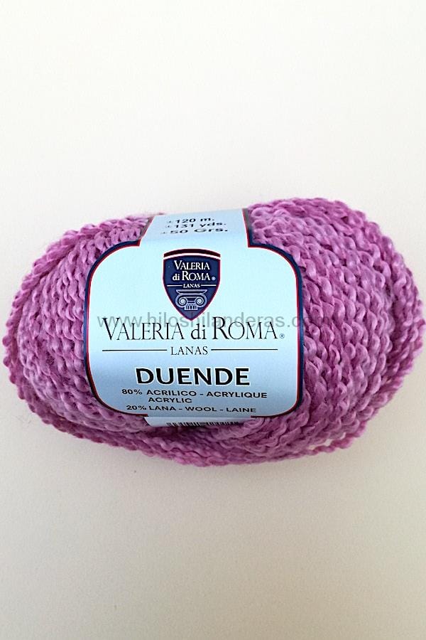 Madeja de lana fantasía rizada color mezclado Valeria di Roma 50 gr. Mod. Duende