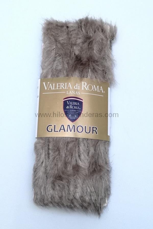 Madeja de lana de pelo de Valeria di Roma 50 gr 4 - 5 mm mod. Glamour