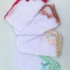 Gasas muselinas para bebé con puntilla a crochet 100% algodón