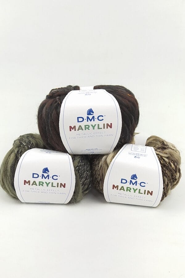 Madeja de lana DMC Marylin de fantasía. Tienda de hilos y lanas en Bormujos. Mercería online en El Aljarafe. Lanas e hilos ecológicos