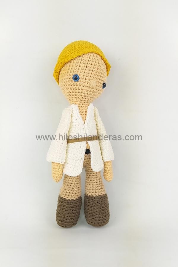Amigurumi Luke Skywalker Star Wars. Tienda de hilos y lanas online. Todo para amigurumis. Prendas y amigurumis por encargo.