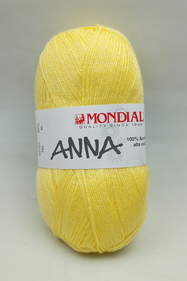 Madeja de lana Mondial Anna. Tienda de hilos y lanas en Bormujos. Mercería online en Sevilla. Todo para amigurumis. Crochet por encargo. Lanas online