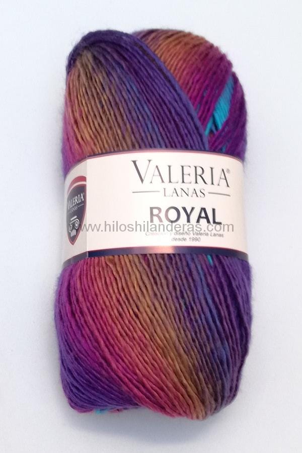 Madeja de lana Valeria di Roma 100 grs 4.5-5 mm grosor mod. Royal