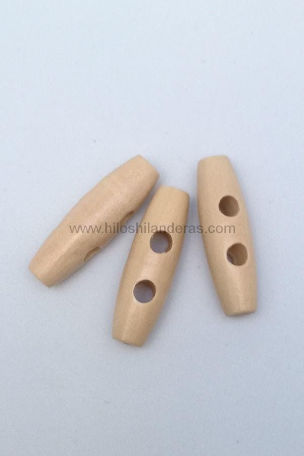 Botón de madera trenca chilaba 33 mm color natural. Arreglos de abrigos. Artículos para costura. Mercería online low cost
