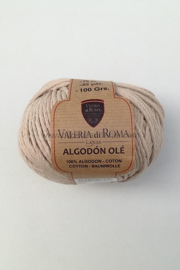 Madeja de algodón grueso Valeria di Roma 100 gr 8mm mod. Algodón Olé