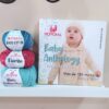 Libro de labores Mondial Baby Anthology con más de 100 modelos para bebés y niños. Es el libro prefecto para hacer cualquier modelo en crochet y tricot, desde el más clásico hasta trabajos más modernos. Tienda de hilos y lanas en Bormujos. Amigurumis por encargo. Prendas de crochet